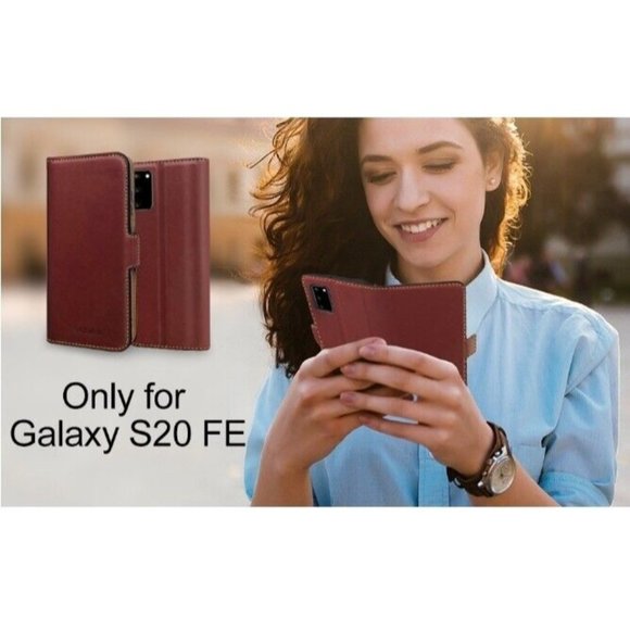 Pinzoveno Galaxy S20 FE Wallet Case with Screen Protector,a Perfect Gift for Men - Picture 1 of 6